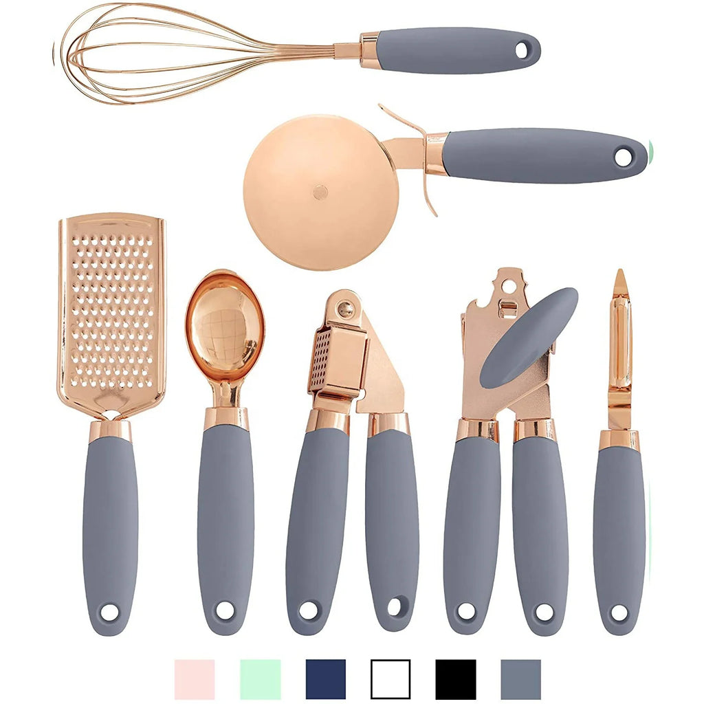 Rose Gold Kitchen Tool Set – 7 Pieces