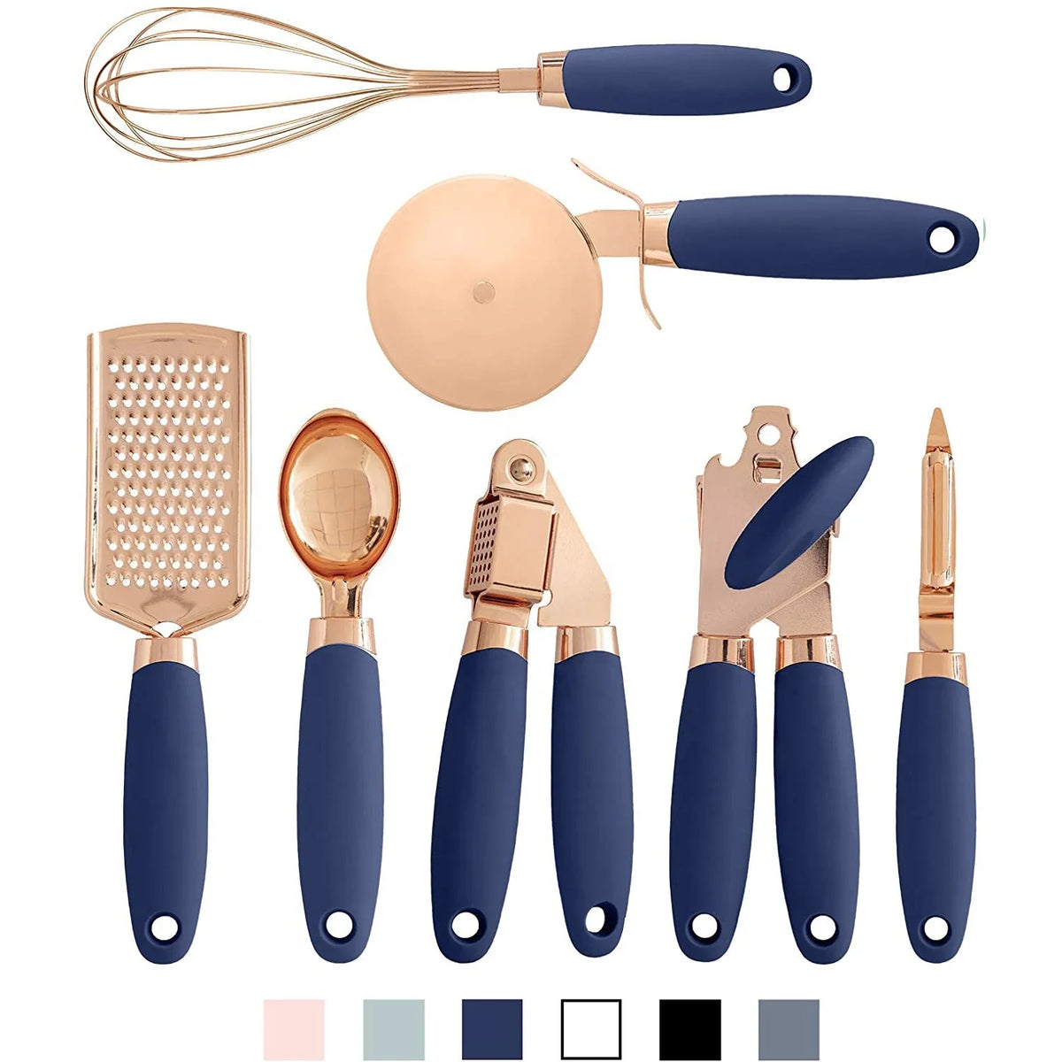 Rose Gold Kitchen Tool Set – 7 Pieces