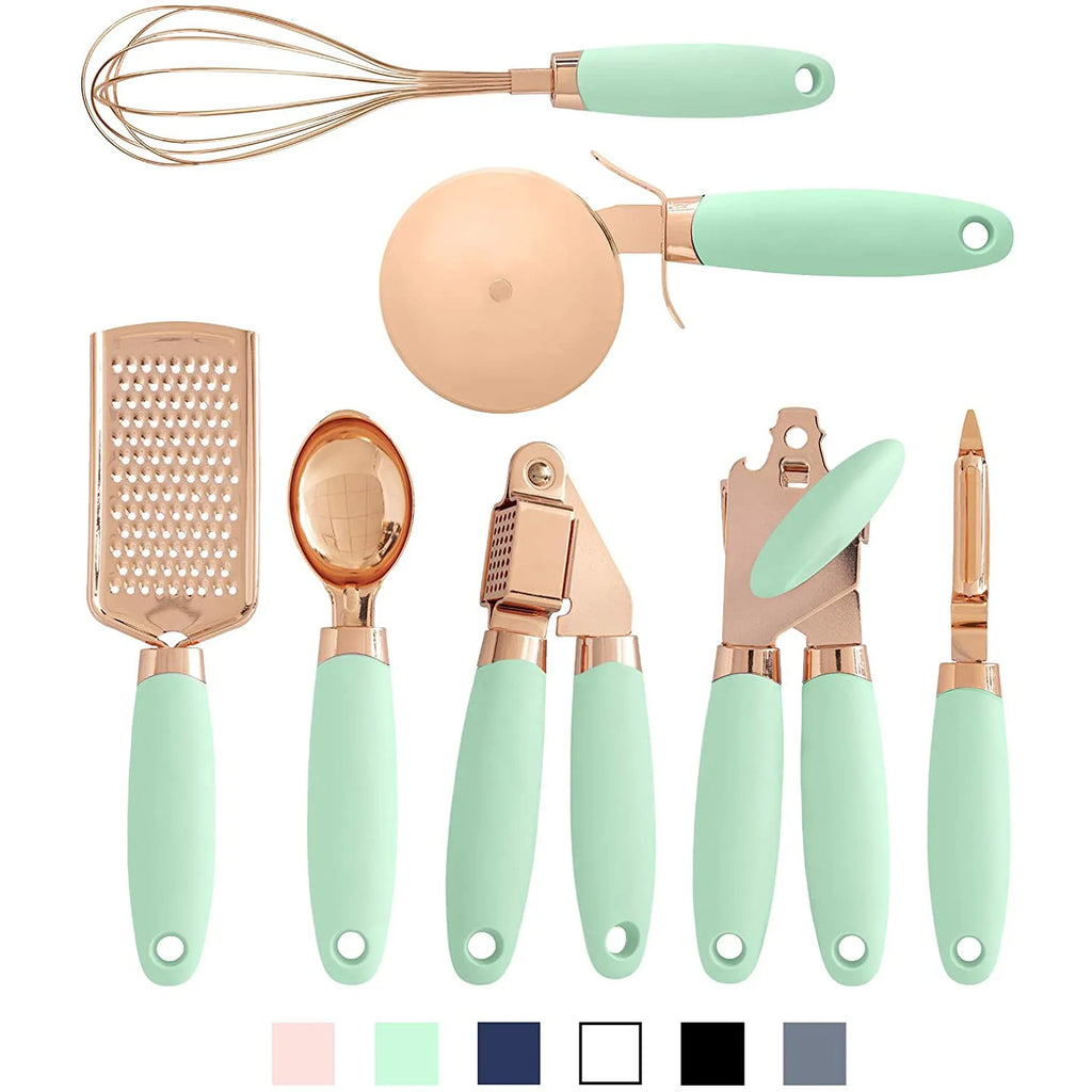 Rose Gold Kitchen Tool Set – 7 Pieces